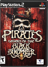 Pirates Legend of the Black Buccaneer Playstation 2 US box art